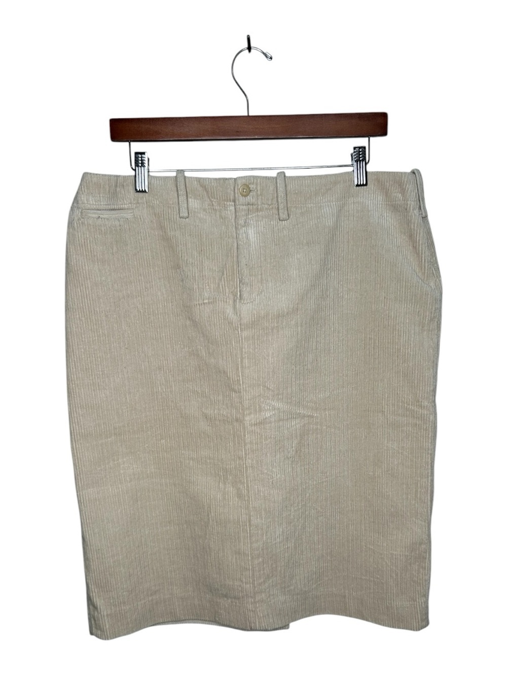 Ralph Lauren women’s vintage corduroy skirt size 14 tan